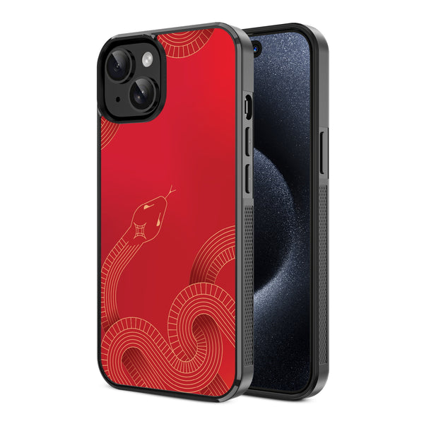 MyBat Design Lab Series Case for Apple iPhone 17e / 16e / 14 / 13 - Slithering into a New Year - MIP14CSLESM316-2.jpg