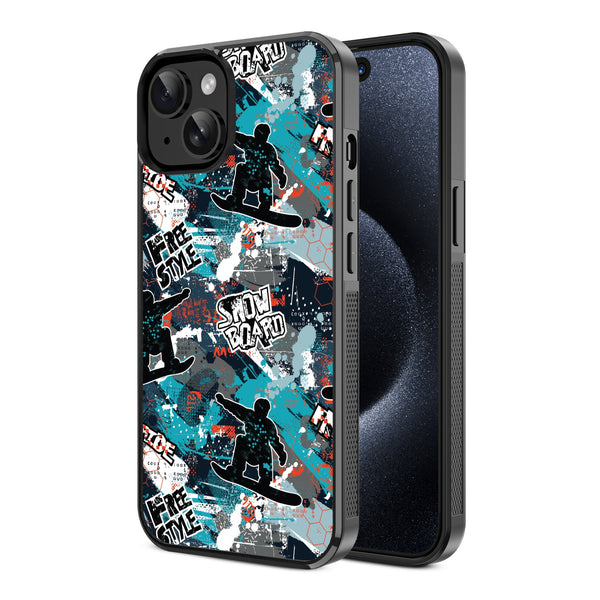 MyBat Design Lab Series Case for Apple iPhone 17e / 16e / 14 / 13 - Shredding Freestyle - MIP14CSLESM326-2.jpg