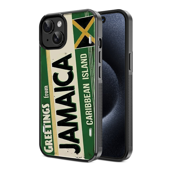 MyBat Design Lab Series Case for Apple iPhone 17e / 16e / 14 / 13 - Jamaica License Plate - MIP14CSLESM366-2.jpg