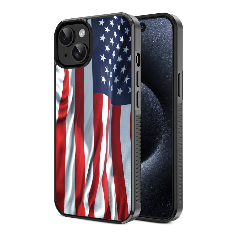 MyBat Design Lab Series Case for Apple iPhone 17e / 16e / 14 / 13 - Waving USA FLag - MIP14CSLESM367-2.jpg