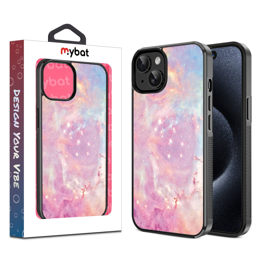 MyBat Design Lab Series Case for Apple iPhone 17e / 16e / 14 / 13 - Pink Galaxies