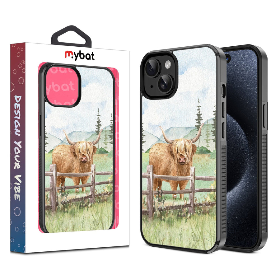 MyBat Design Lab Series Case for Apple iPhone 17e / 16e / 14 / 13 - Highland Cow