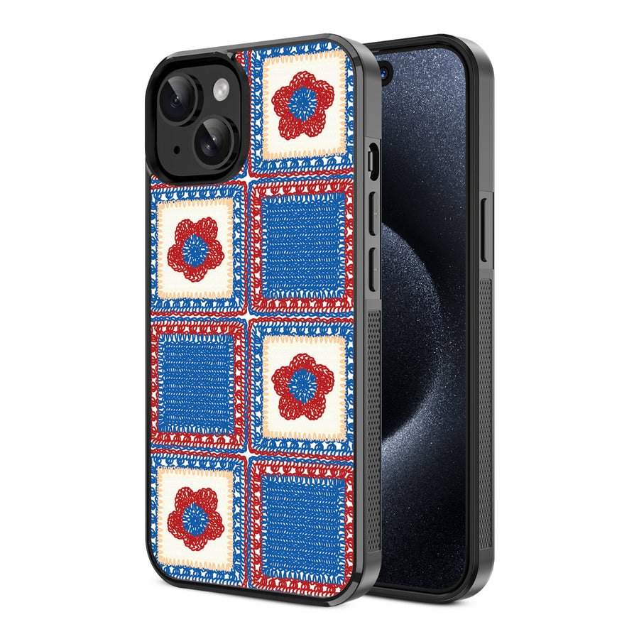 MyBat Design Lab Series Case for Apple iPhone 17e / 16e / 14 / 13 – All American Quilt - MIP14CSLESM524-1.JPG