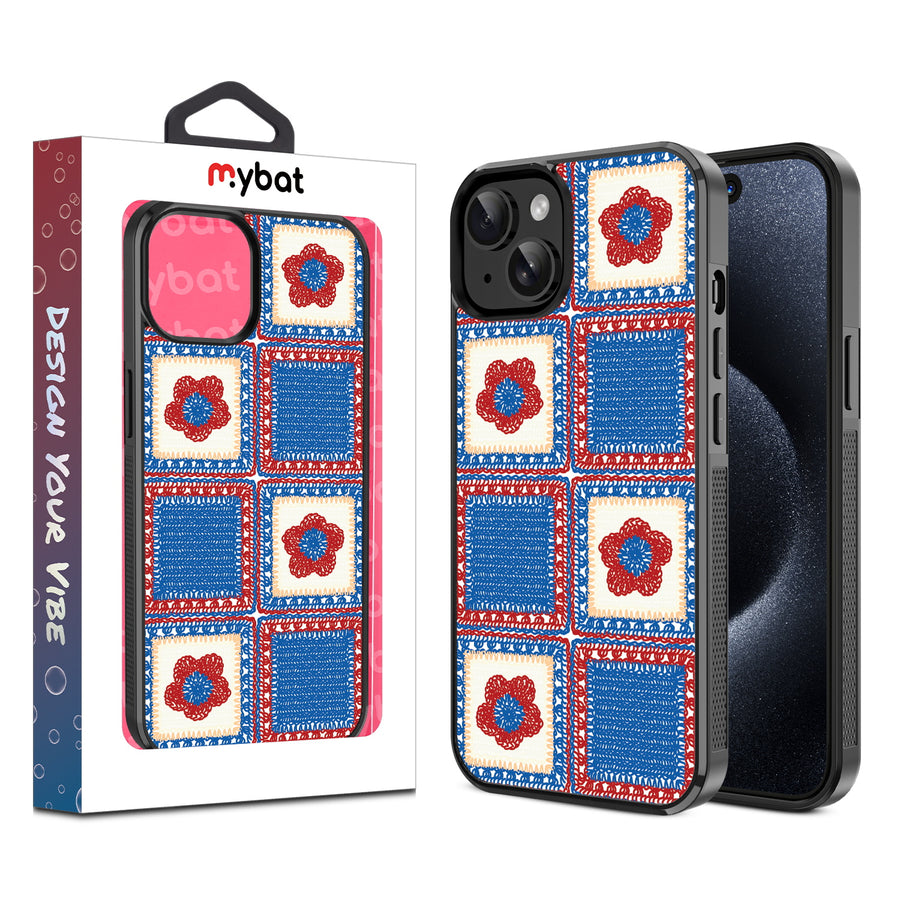 MyBat Design Lab Series Case for Apple iPhone 17e / 16e / 14 / 13 – All American Quilt - MIP14CSLESM524.JPG