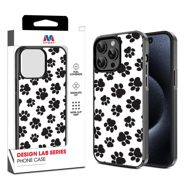 MyBat Design Lab Series Case for Apple iPhone 14 Pro (6.1) - Black Paw Prints - MIP14PCSLESM002-1.jpg