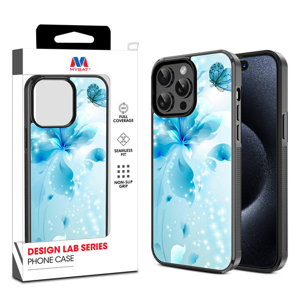 MyBat Design Lab Series Case for Apple iPhone 14 Pro (6.1) - Butterfly & Flowers - MIP14PCSLESM020-1.jpg