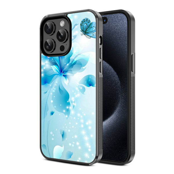 MyBat Design Lab Series Case for Apple iPhone 14 Pro (6.1) - Butterfly & Flowers - MIP14PCSLESM020-2.jpg