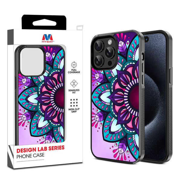 MyBat Design Lab Series Case for Apple iPhone 14 Pro (6.1) - Flower Mandala - MIP14PCSLESM112-1.jpg