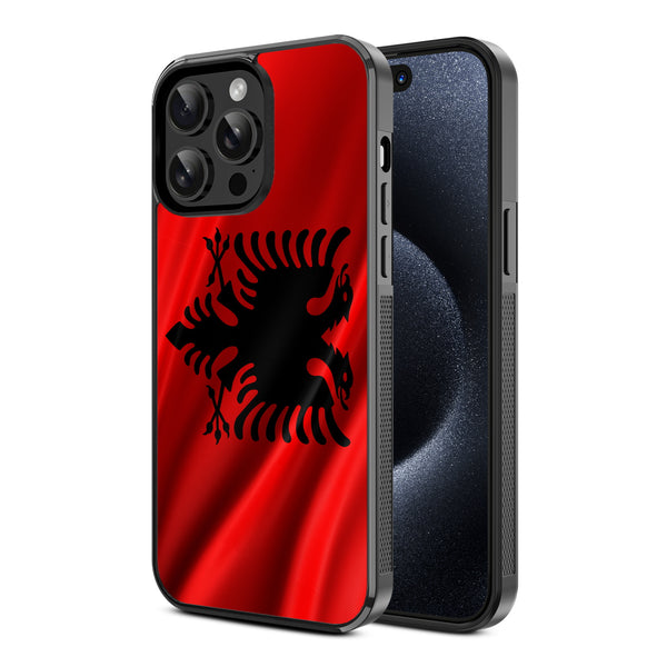 MyBat Design Lab Series Case for Apple iPhone 14 Pro (6.1) - Albania Flag - MIP14PCSLESM140-2.jpg