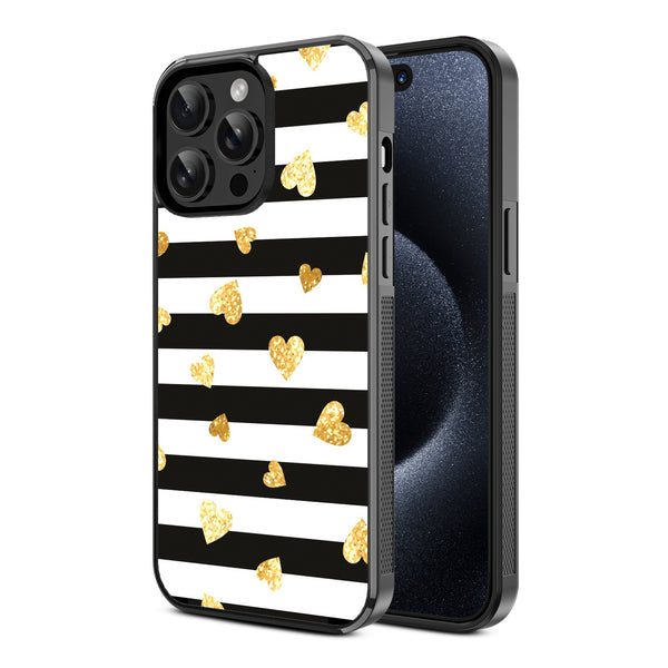 MyBat Design Lab Series Case for Apple iPhone 14 Pro (6.1) - Heart of Gold - MIP14PCSLESM166-2.jpg