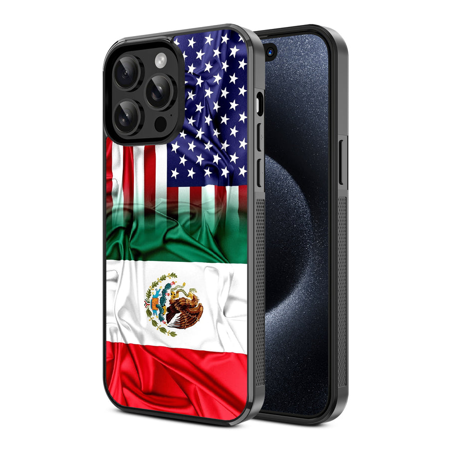 MyBat Design Lab Series Case for Apple iPhone 14 Pro – Mexican-American Flag - MIP14PCSLESM168-2.jpg