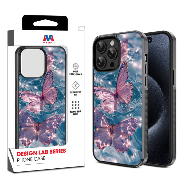 MyBat Design Lab Series Case for Apple iPhone 14 Pro (6.1) - Floating Butterflies - MIP14PCSLESM180-1.jpg