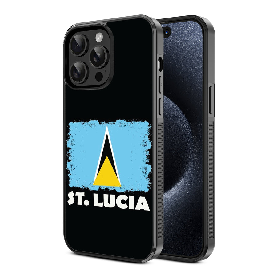 MyBat Design Lab Series Case for Apple iPhone 14 Pro (6.1) - St. Lucia Flag - MIP14PCSLESM262-2.jpg