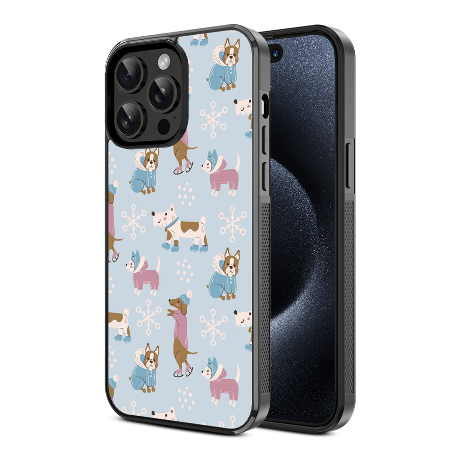 MyBat Design Lab Series Case for Apple iPhone 14 Pro (6.1) - Puppy Snow Play - MIP14PCSLESM299-2.jpg