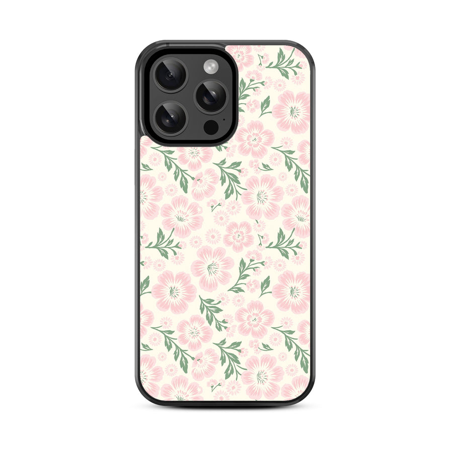 MyBat Design Lab Series Case for Apple iPhone 14 Pro - Pink Posies - MIP14PCSLESM473-3.jpg
