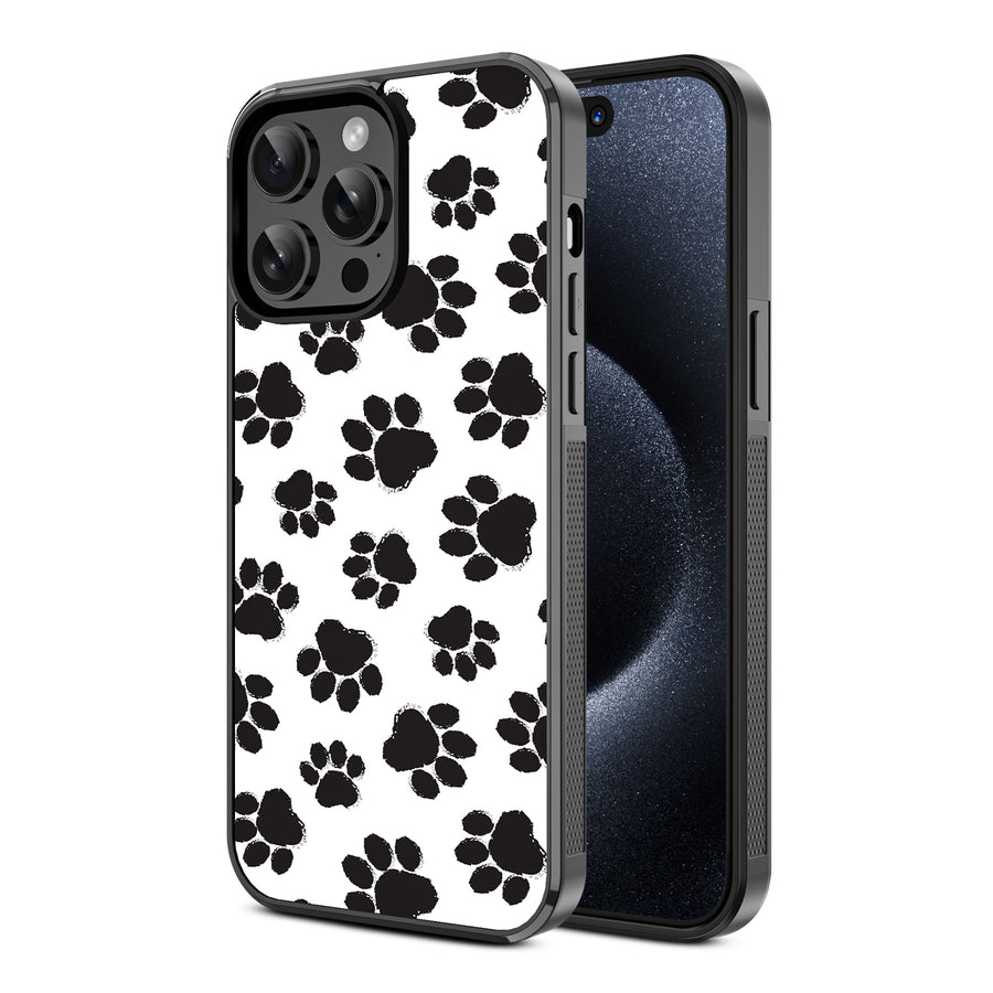MyBat Design Lab Series Case for Apple iPhone 14 Pro Max (6.7) - Black Paw Prints - MIP14PMCSLESM002-2.jpg
