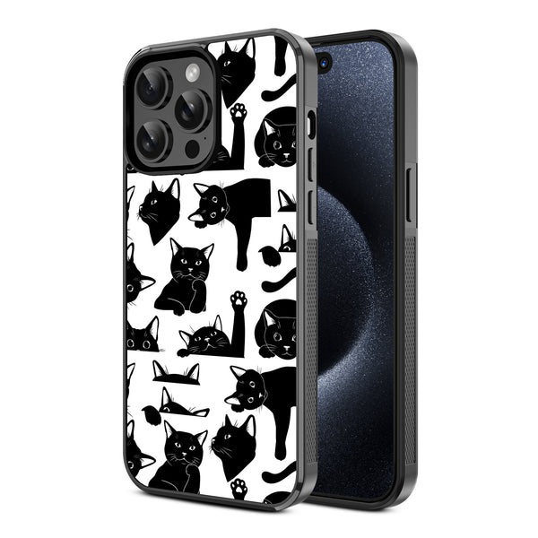 MyBat Design Lab Series Case for Apple iPhone 14 Pro Max (6.7) - Black Cats - MIP14PMCSLESM017-2.jpg