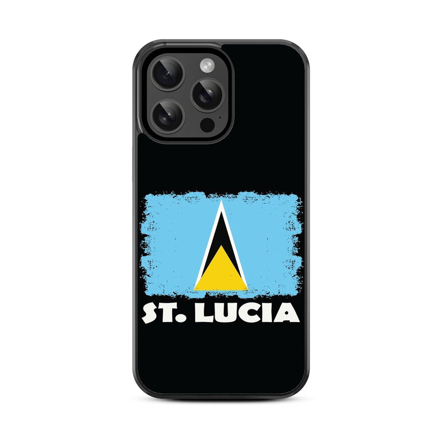 MyBat Design Lab Series Case for Apple iPhone 14 Pro Max (6.7) - St. Lucia Flag