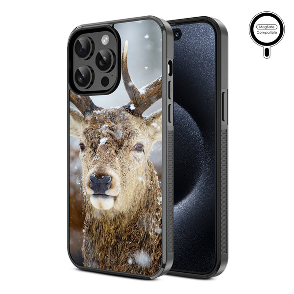MyBat Design Lab Series MagSafe Case for Apple iPhone 14 Pro Max (6.7) - Deer in Winter - MIP14PMCSLESMSM024-2.jpg