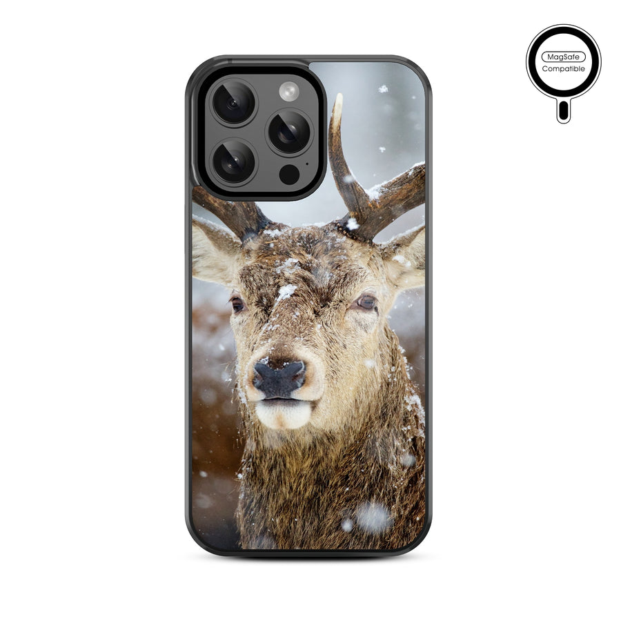 MyBat Design Lab Series MagSafe Case for Apple iPhone 14 Pro Max (6.7) - Deer in Winter - MIP14PMCSLESMSM024-3.jpg