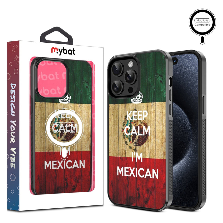MyBat Design Lab Series MagSafe Case for Apple iPhone 14 Pro Max (6.7) - Keep Calm, I'm Mexican