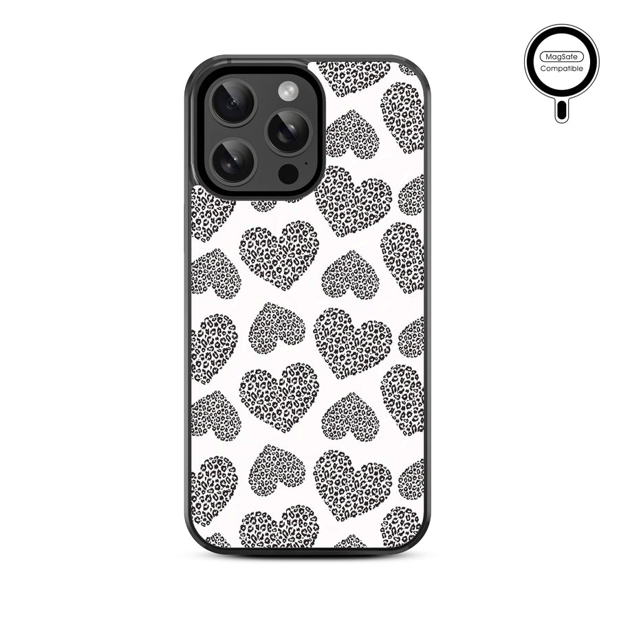 MyBat Design Lab Series MagSafe Case for Apple iPhone 14 Pro Max (6.7) - Leopard Print Hearts - MIP14PMCSLESMSM098-3.jpg