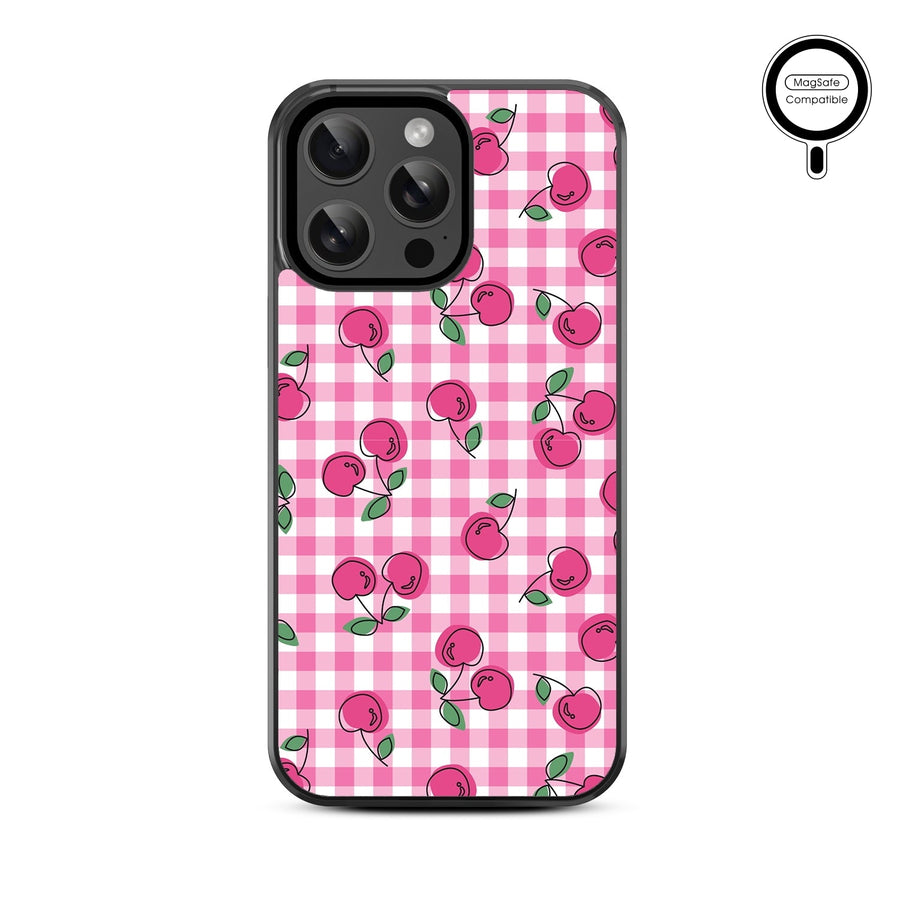 MyBat Design Lab Series MagSafe Case for Apple iPhone 14 Pro Max (6.7) - Pink Cherries