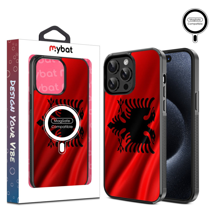 MyBat Design Lab Series MagSafe Case for Apple iPhone 14 Pro Max (6.7) - Albania Flag