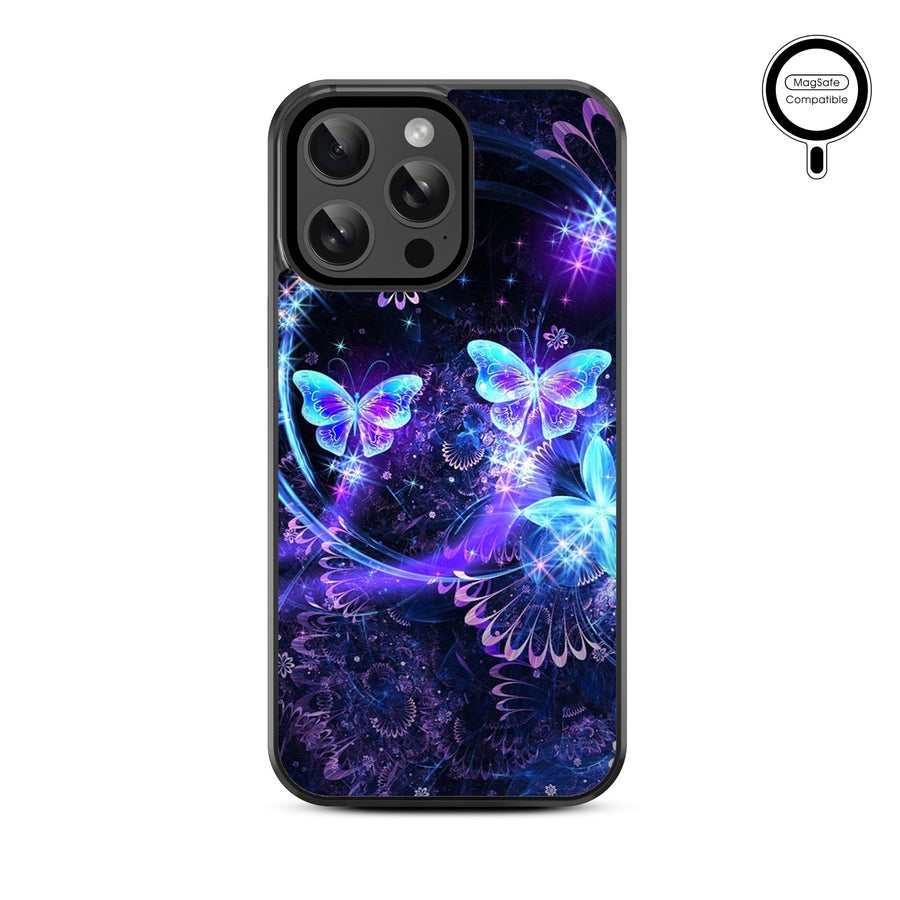 MyBat Design Lab Series MagSafe Case for Apple iPhone 14 Pro Max (6.7) - Butterfly Magic