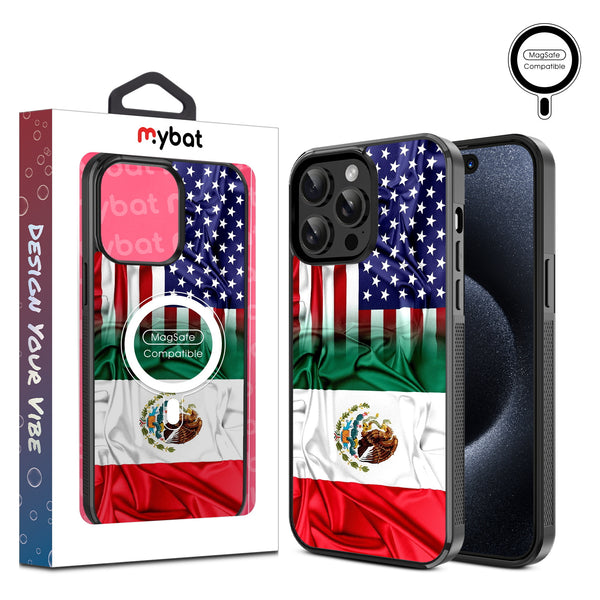MyBat Design Lab Series MagSafe Case for Apple iPhone 14 Pro Max – Mexican-American Flag - MIP14PMCSLESMSM168-1.jpg