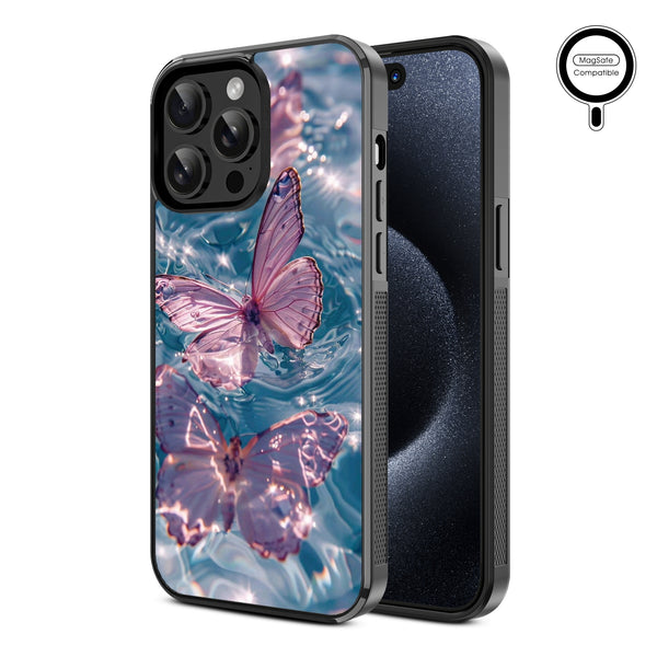 MyBat Design Lab Series MagSafe Case for Apple iPhone 14 Pro Max (6.7) - Floating Butterflies - MIP14PMCSLESMSM180-2.jpg