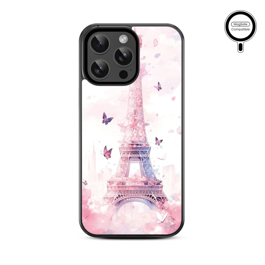 MyBat Design Lab Series MagSafe Case for Apple iPhone 14 Pro Max (6.7) - Parisian Butterflies