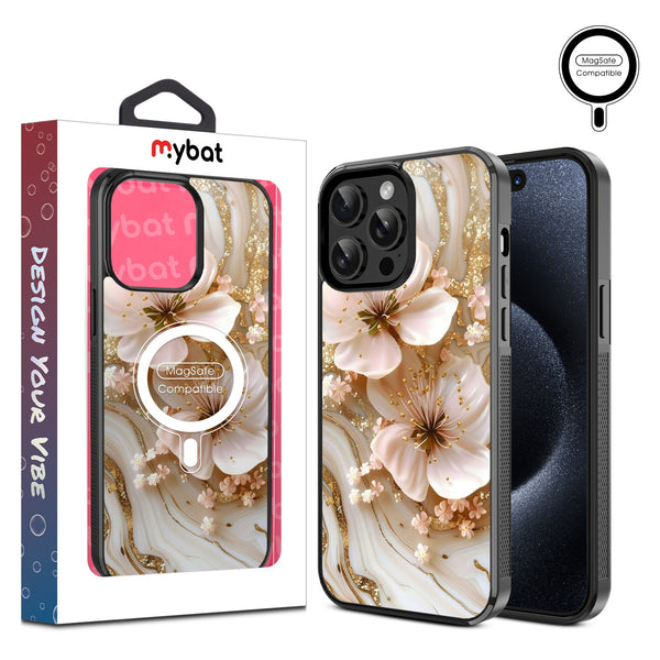 MyBat Design Lab Series MagSafe Case for Apple iPhone 14 Pro Max (6.7) - Golden Petal Glow - MIP14PMCSLESMSM186-1.jpg