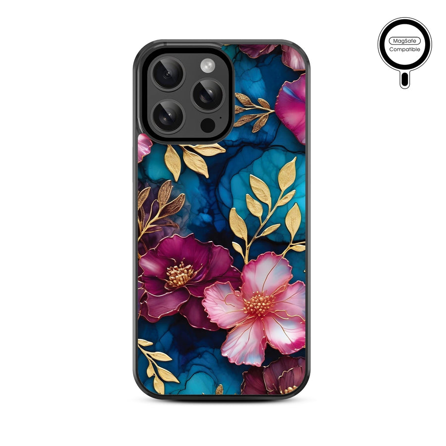 MyBat Design Lab Series MagSafe Case for Apple iPhone 14 Pro Max (6.7) - Gilded Petals