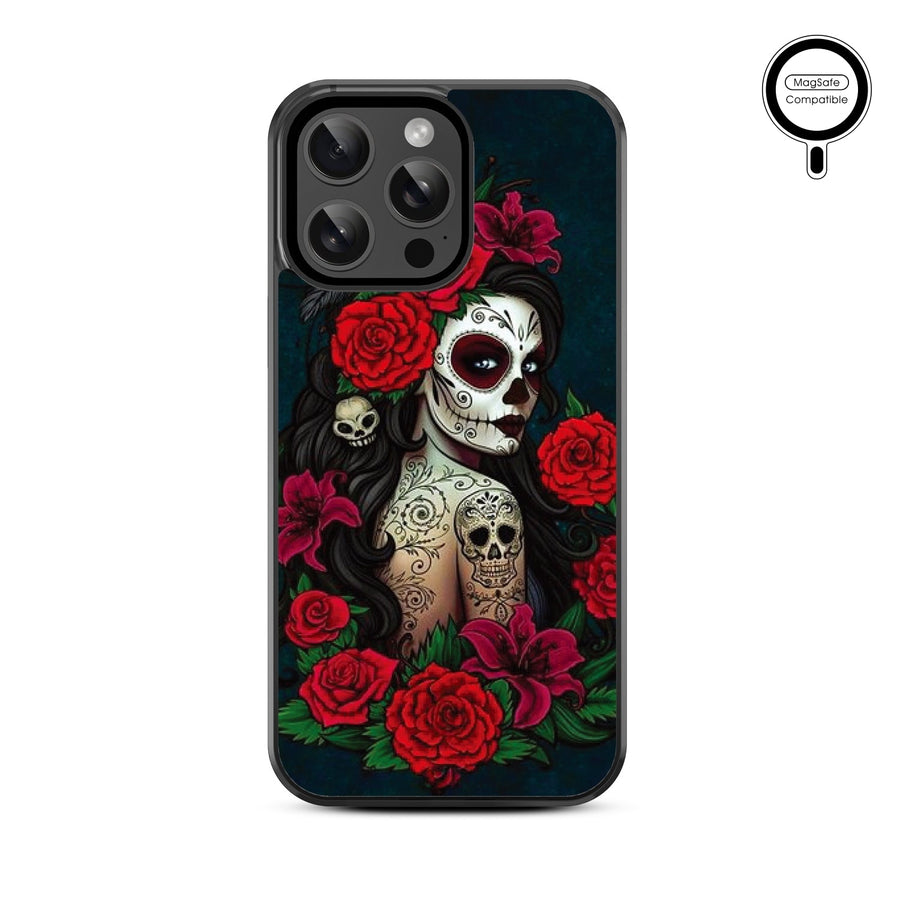 MyBat Design Lab Series MagSafe Case for Apple iPhone 14 Pro Max (6.7) - Lady Of The Dead