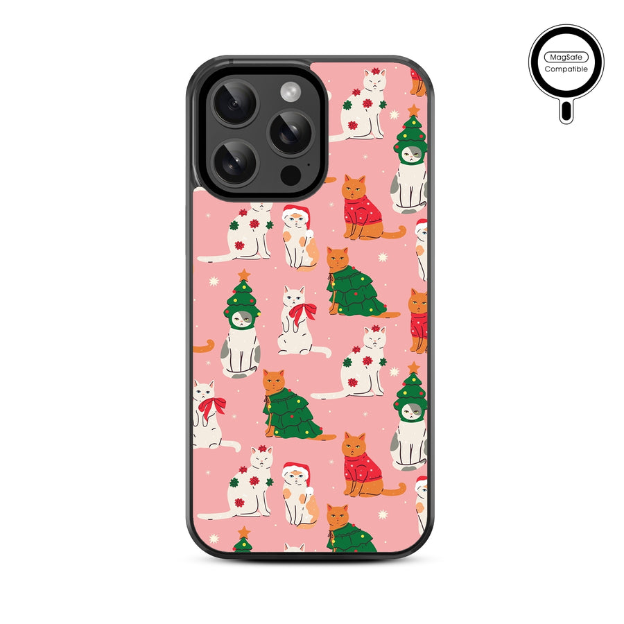 MyBat Design Lab Series MagSafe Case for Apple iPhone 14 Pro Max (6.7) - Meowy Christmas - MIP14PMCSLESMSM286-3.jpg
