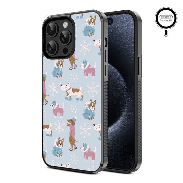 MyBat Design Lab Series MagSafe Case for Apple iPhone 14 Pro Max (6.7) - Puppy Snow Play - MIP14PMCSLESMSM299-2.jpg