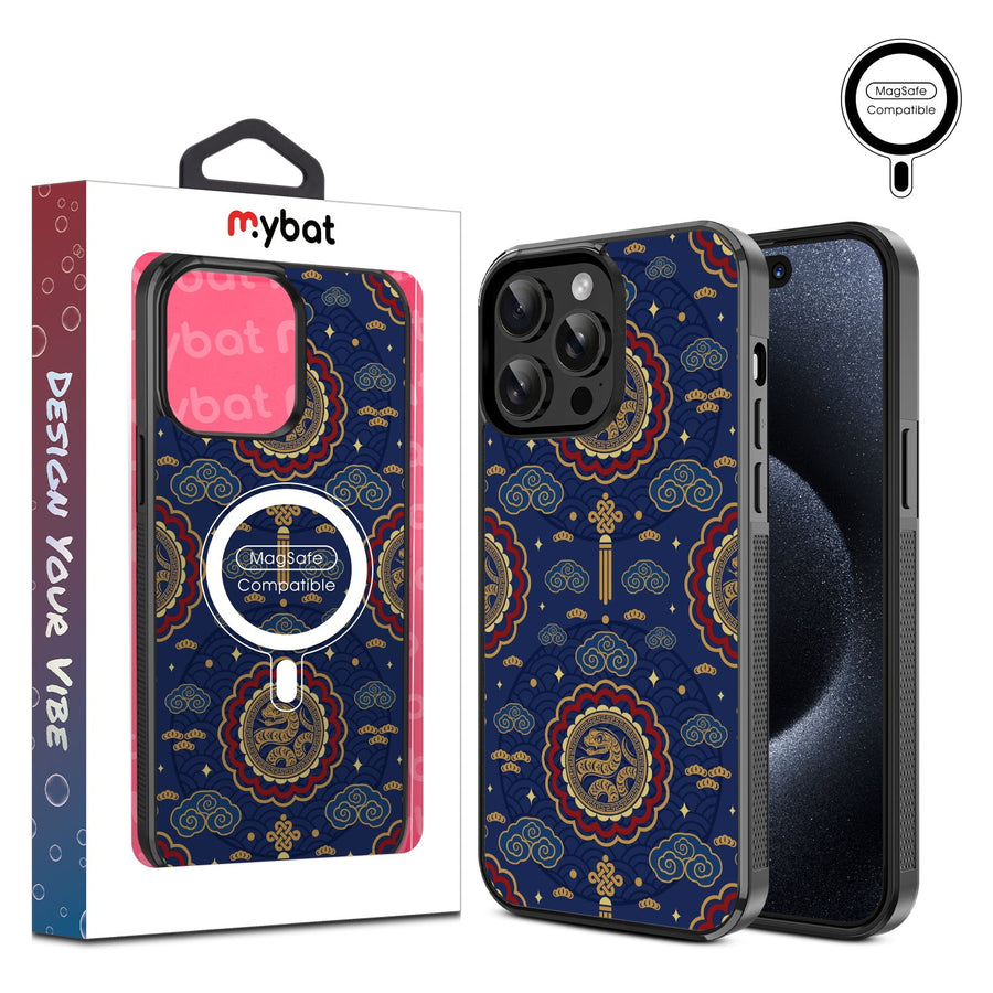 MyBat Design Lab Series MagSafe Case for Apple iPhone 14 Pro Max (6.7) - Wisdom of the Snake