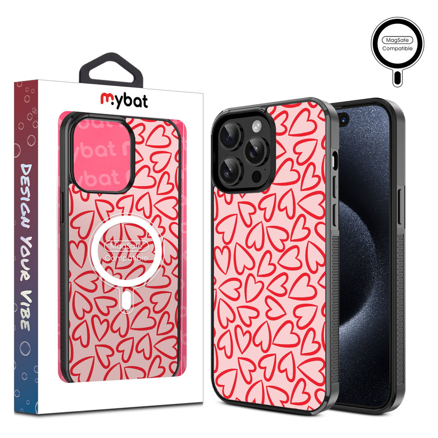 MyBat Design Lab Series MagSafe Case for Apple iPhone 14 Pro Max (6.7) - Endless Hearts - MIP14PMCSLESMSM338-1.jpg