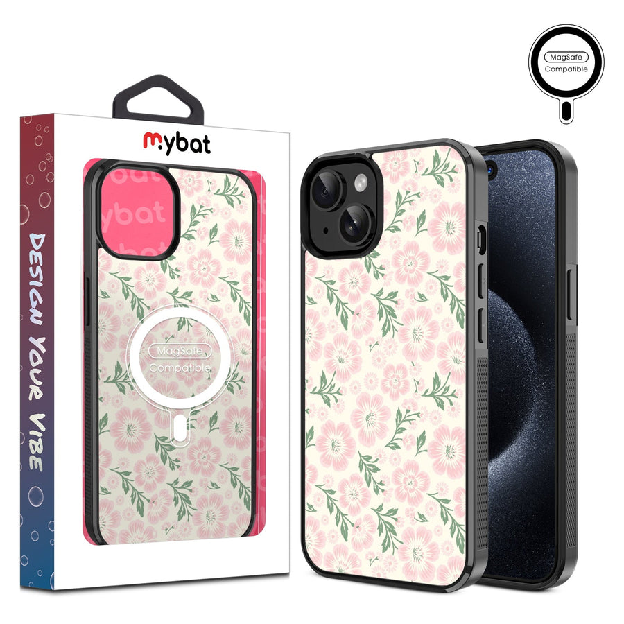 MyBat Design Lab Series MagSafe Case for Apple iPhone 14 Pro Max - Pink Posies