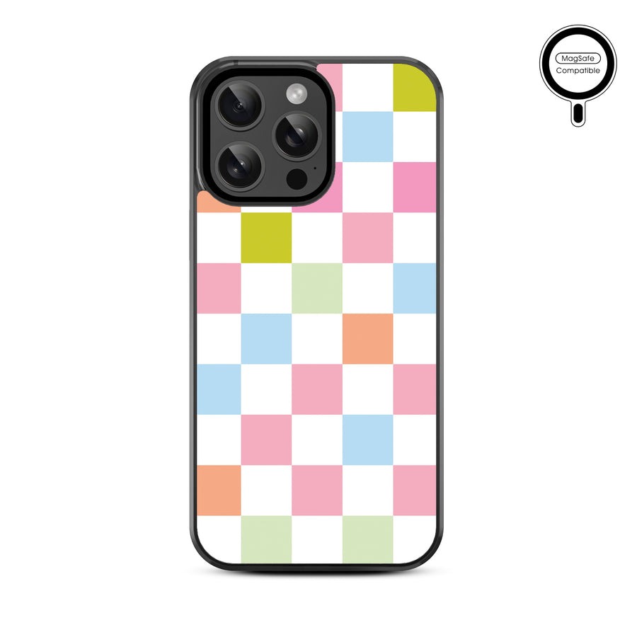 MyBat Design Lab Series MagSafe Case for Apple iPhone 14 Pro Max - Pastel Check - MIP14PMCSLESMSM480-3.jpg