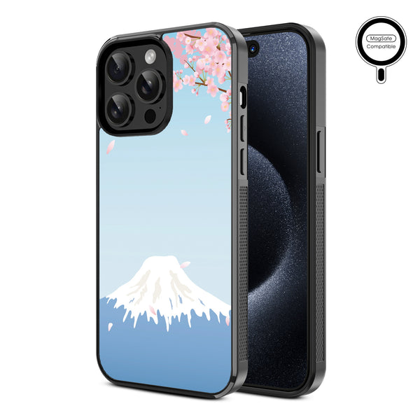 MyBat Design Lab Series MagSafe Case for Apple iPhone 14 Pro Max - Fuji Blossoms - MIP14PMCSLESMSM492-2.jpg