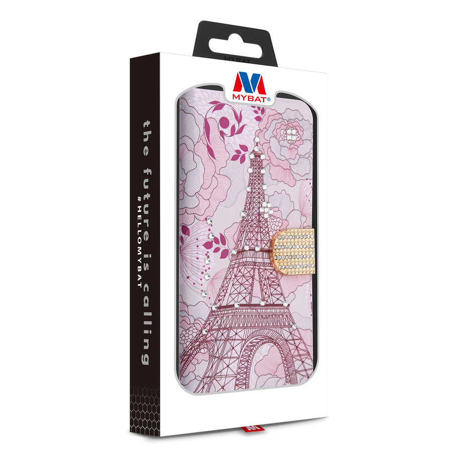 MyBat MyJacket Wallet Diamond Series for Apple iPhone 14 Pro - Eiffel Tower - MIP14PPCMJD104-6.jpg