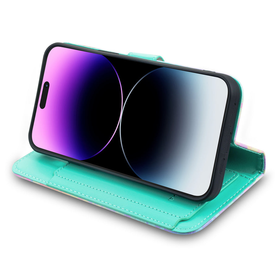MyBat MyJacket Wallet Xtra Series with RFID Blocking for Apple iPhone 14 Pro - Holographic Leopard - MIP14PPCMJG094-4.jpg
