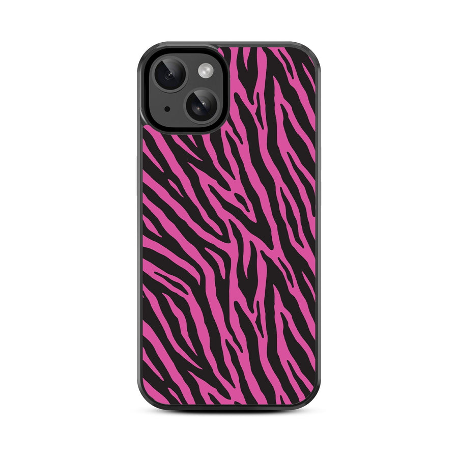 MyBat Design Lab Series Case for Apple iPhone 15 (6.1) - Pink Zebra Print