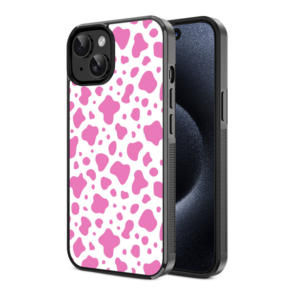 MyBat Design Lab Series Case for Apple iPhone 15 (6.1) - Pink Cow Print - MIP15CSLESM015-2.jpg