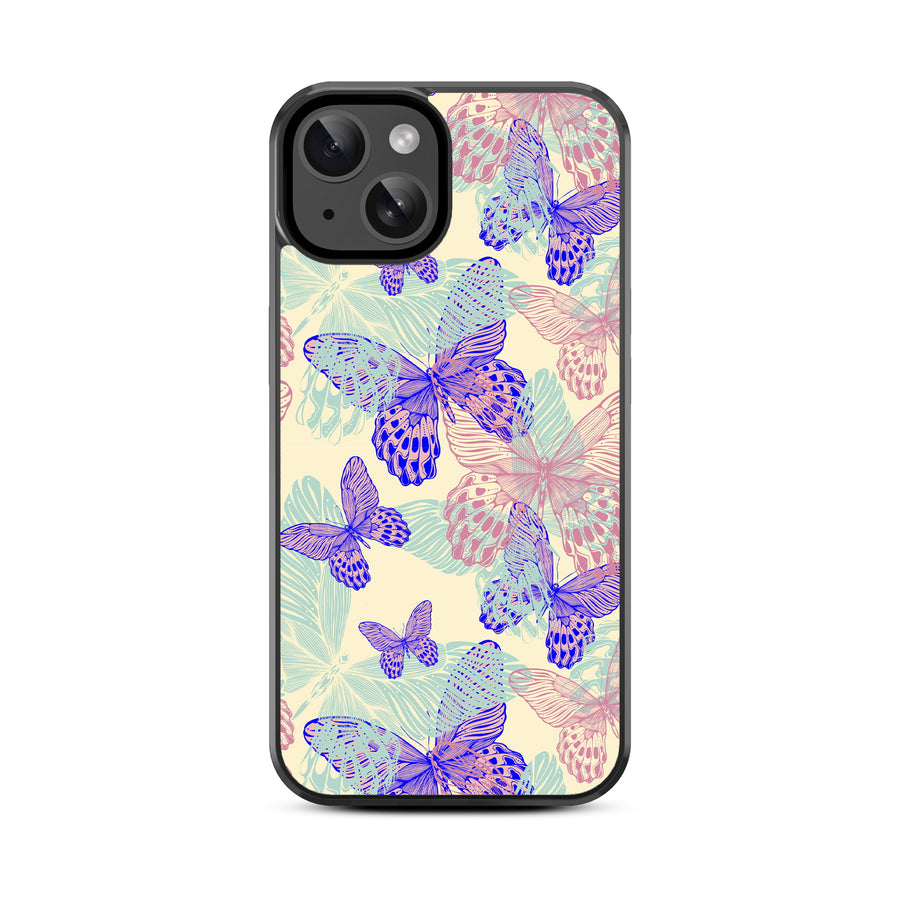 MyBat Design Lab Series Case for Apple iPhone 15 (6.1) - Butterflies - MIP15CSLESM019-3.jpg