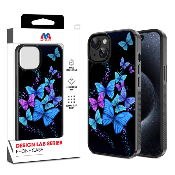 MyBat Design Lab Series Case for Apple iPhone 15 (6.1) - Butterfly Night - MIP15CSLESM021-1.jpg