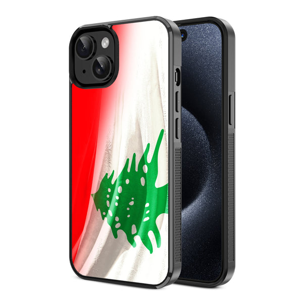 MyBat Design Lab Series Case for Apple iPhone 15 (6.1) - Lebanese Flag - MIP15CSLESM033-2.jpg