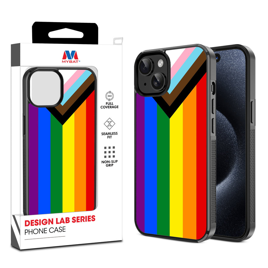 MyBat Design Lab Series Case for Apple iPhone 15 (6.1) - LGBTQ+ Flag - MIP15CSLESM034-1.jpg